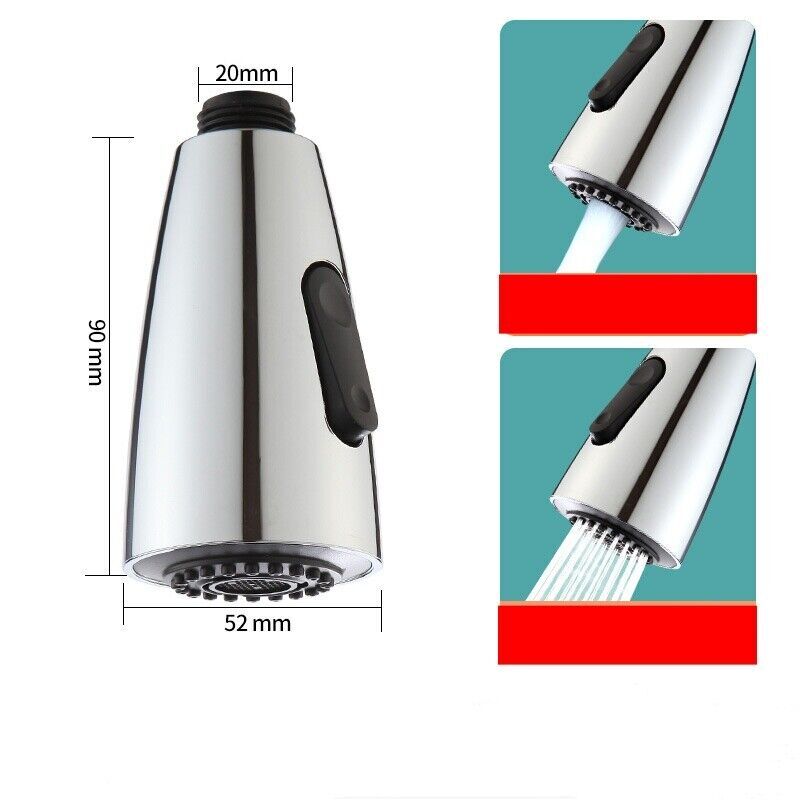 Spare Replacement Kitchen Mixer Tap Faucet Pull Out Spray Shower Head Setting
