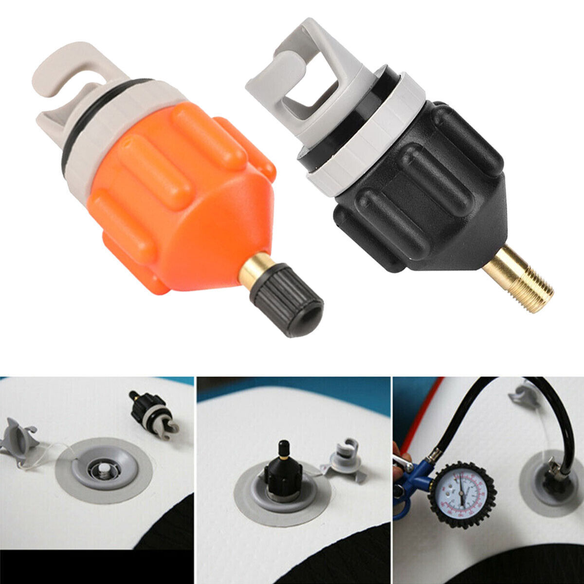 SUP Electric Pump Adapter Canoe Inflatable Boat Paddle Board Air Valve Tool - Picture 14 of 14