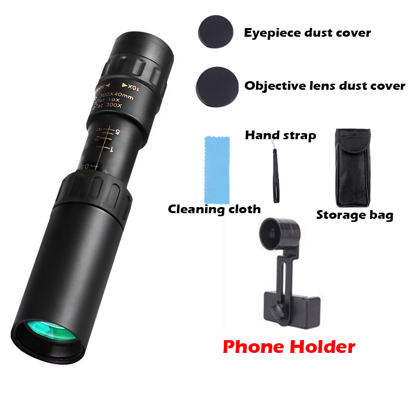 10-300X Zoom HD Portable Strong Binoculars Long Range Monocular Telescope - Picture 19 of 20