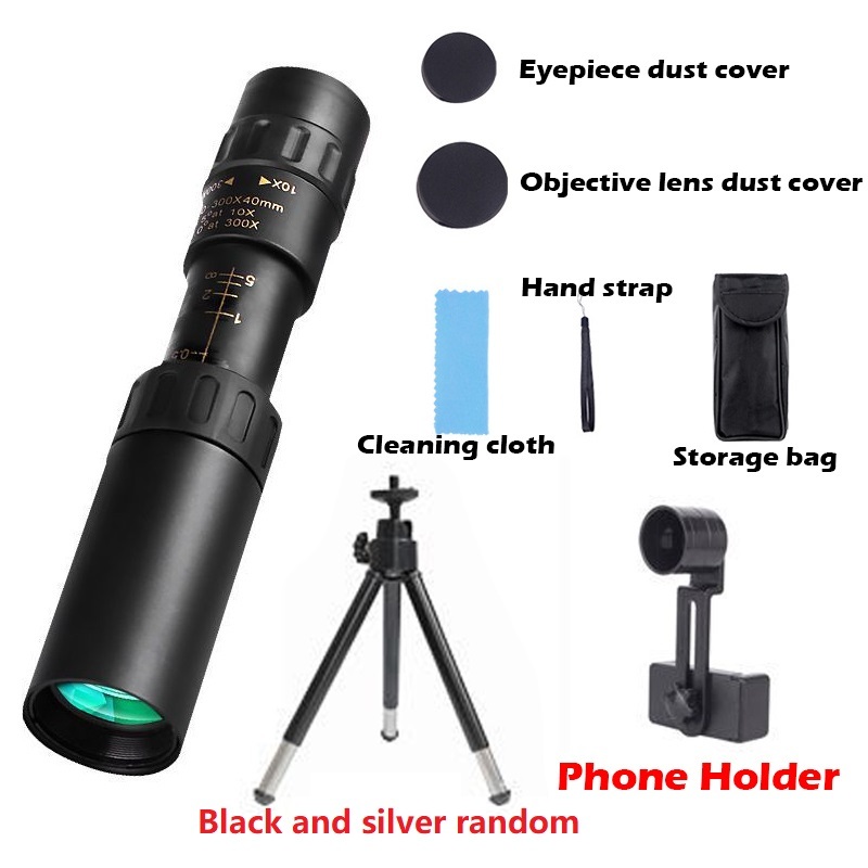 10-300X Zoom HD Portable Strong Binoculars Long Range Monocular Telescope - Picture 20 of 20