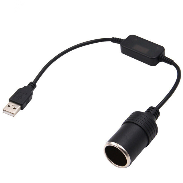 Câble adaptateur convertisseur femelle prise allume cigare voiture 12V port USB vers 12V - Photo 11 sur 11