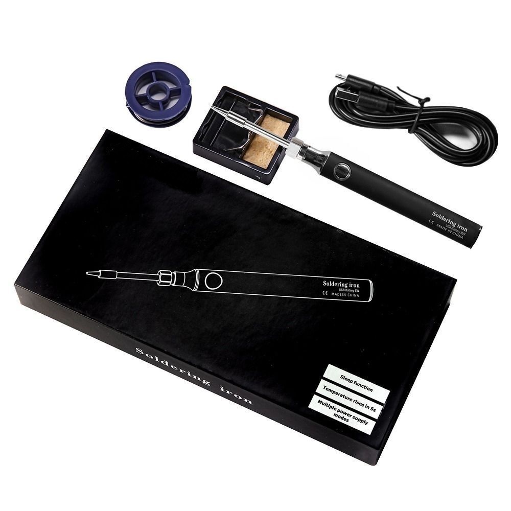 Mini Kit de Soldador USB Portátil Recargable Eléctrico Pluma de Soldadura 330-450°C - Imagen 16 de 20