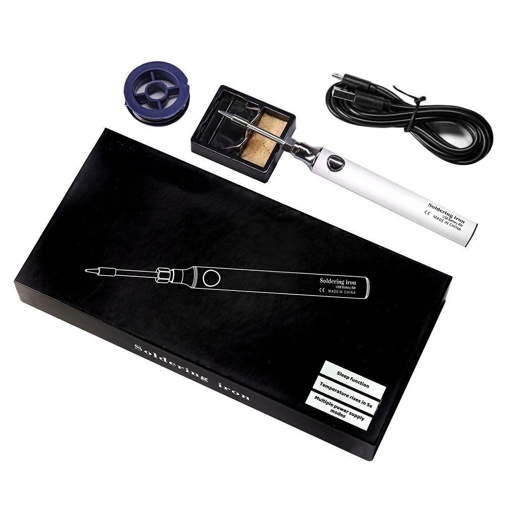 Mini Kit de Soldador USB Portátil Recargable Eléctrico Pluma de Soldadura 330-450°C - Imagen 15 de 20