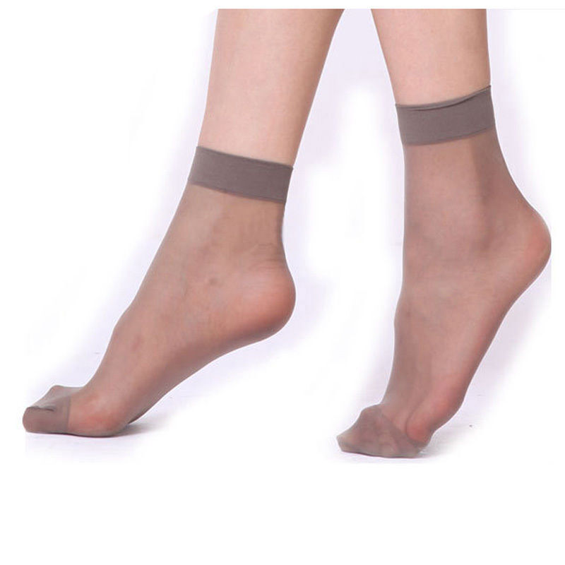10 Pair Ladies Ankle Tights Pop Sock Comfort Top Silky Smooth Soft Socks - Picture 11 of 13