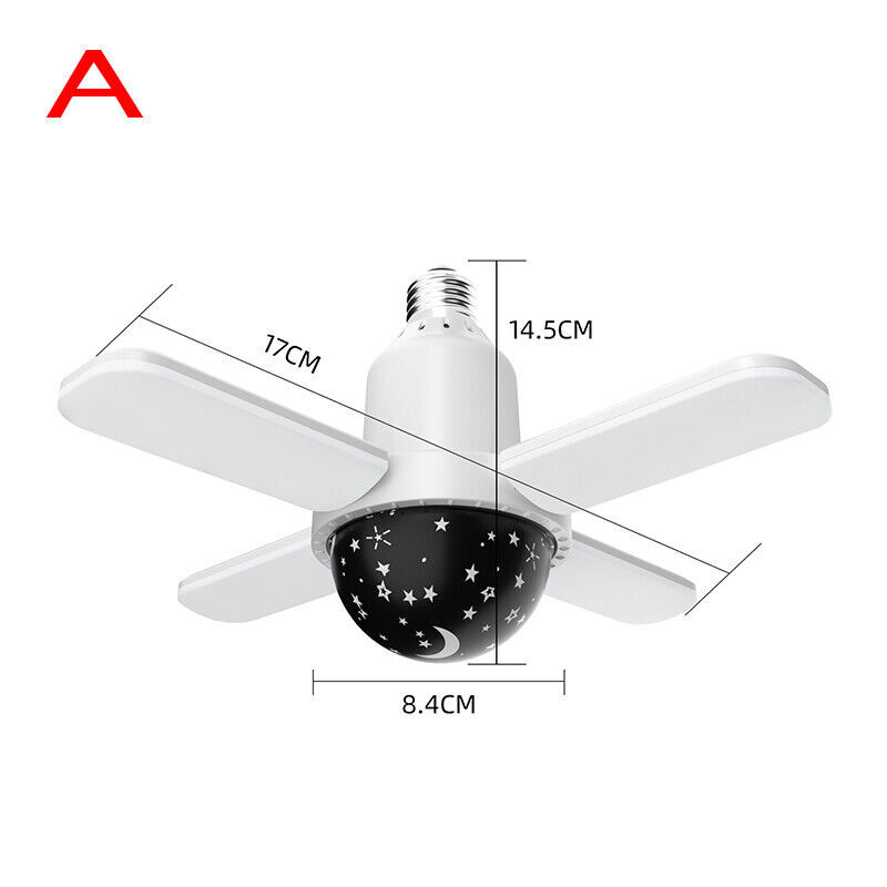 RGB Dimmable Smart LED Ceiling Light Fan Lamp Bluetooth Music Speaker - Picture 12 of 13