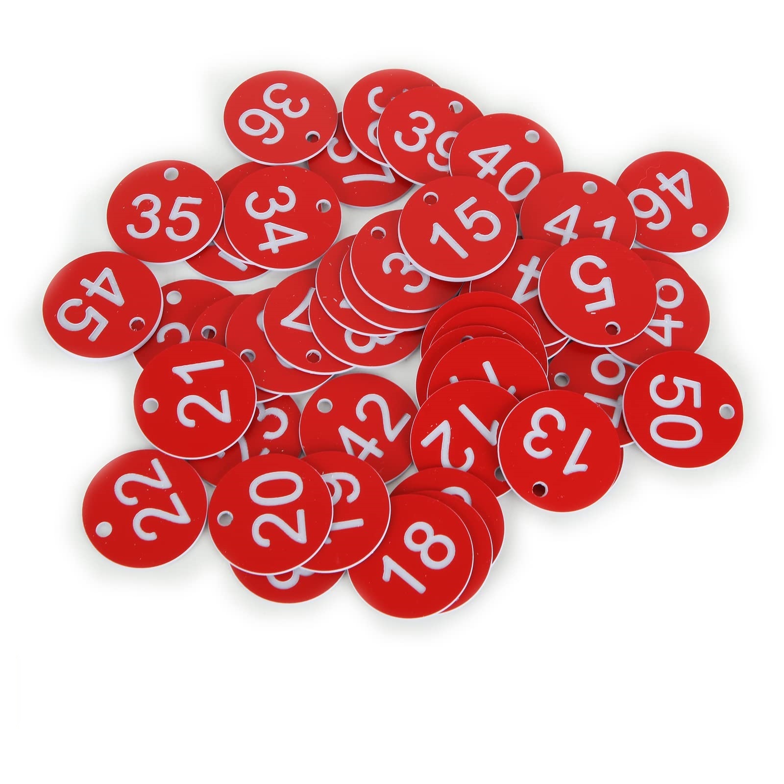 1-20/50/100 Engraved Number Discs Restaurant Table Tags Gym Locker Pub Hotels - Picture 9 of 10