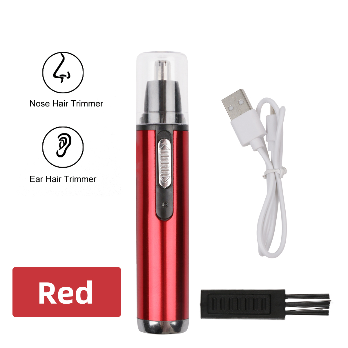 Electric Nose Ear Hair Trimmers Remover Professional Rechargeable Clipper USB - Picture 16 of 16