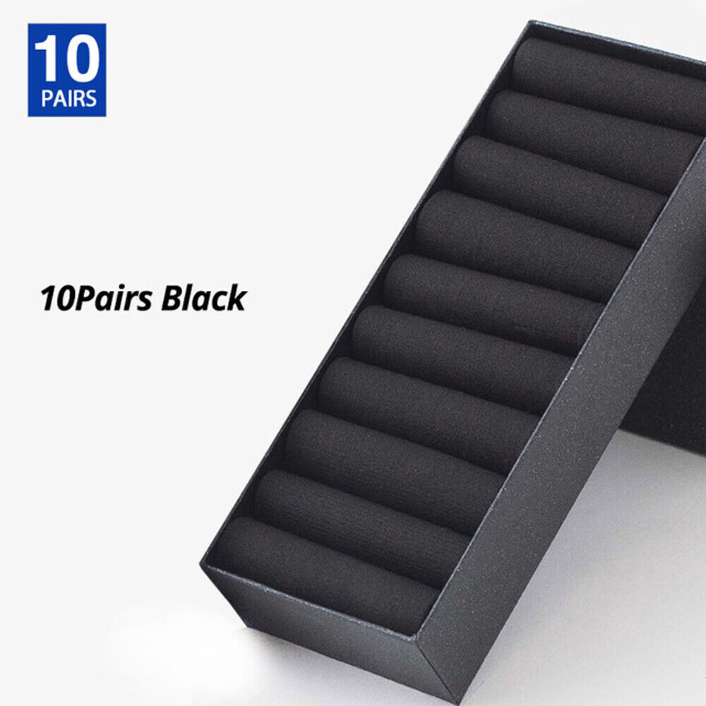 10Pair Business Men Stockings Breathable Ultra-thin Casual Socks Pure Halfhose - Picture 21 of 25