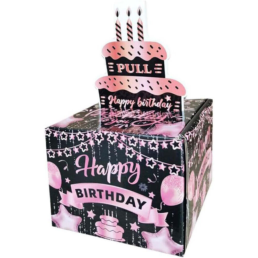 Happy Birthday Money Box for Cash Gift Pull Surprise Money Gift Boxes - Picture 22 of 22
