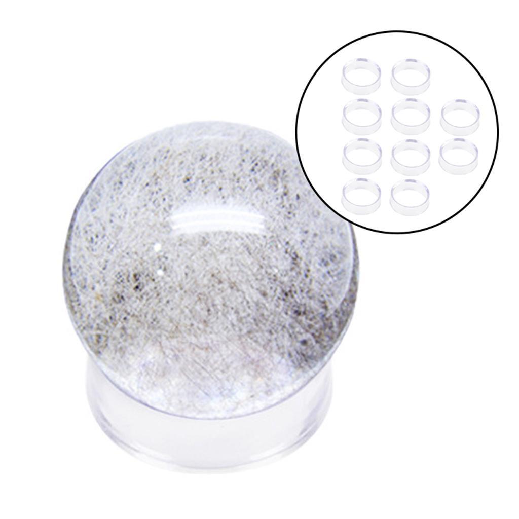 10 PCS Clear Transparent Display Stand Sphere Holder for Crystal Ball - Picture 12 of 14