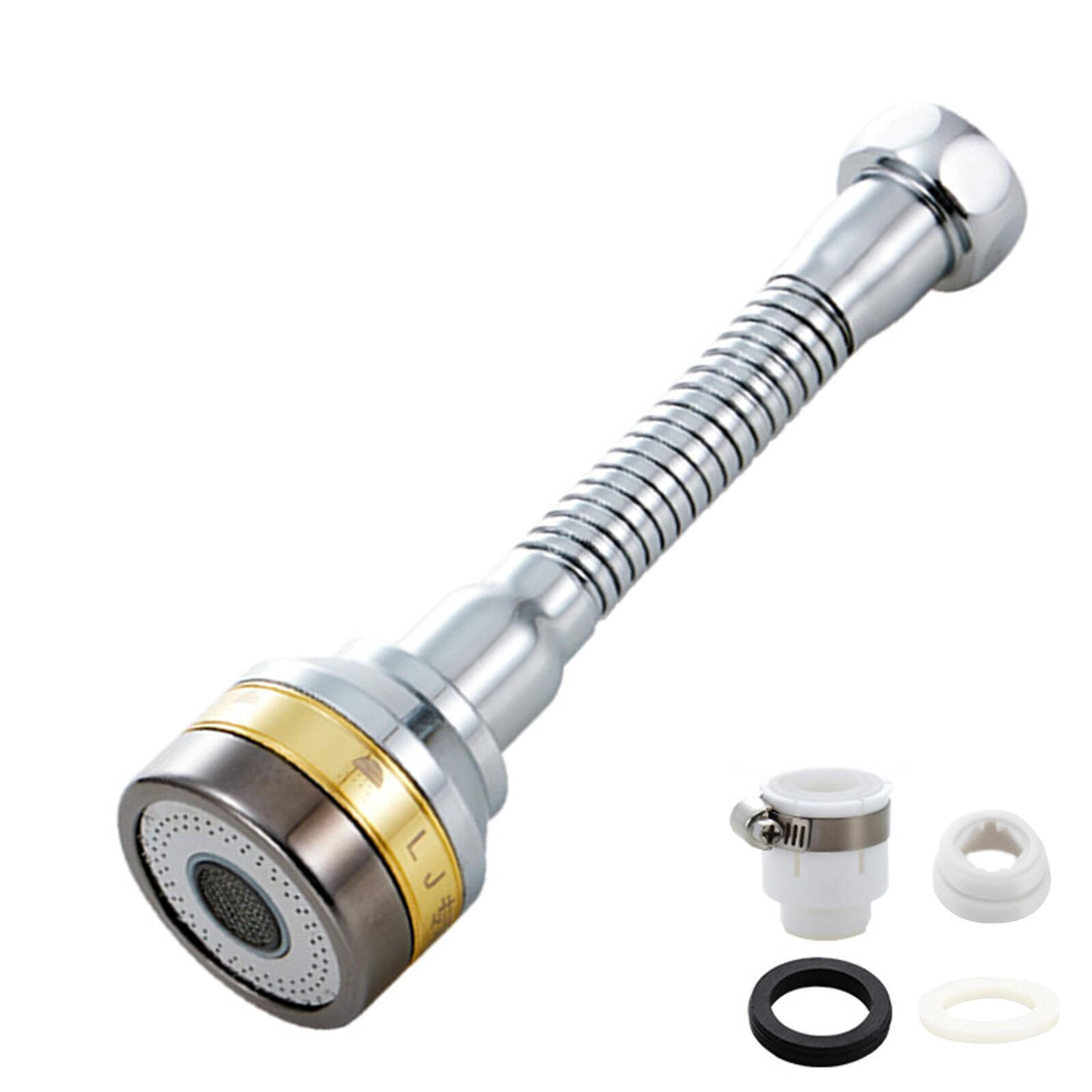 Faucet Extender Tap Aerator Spray Head 360° Attachment Bendable Flexible - Picture 14 of 15