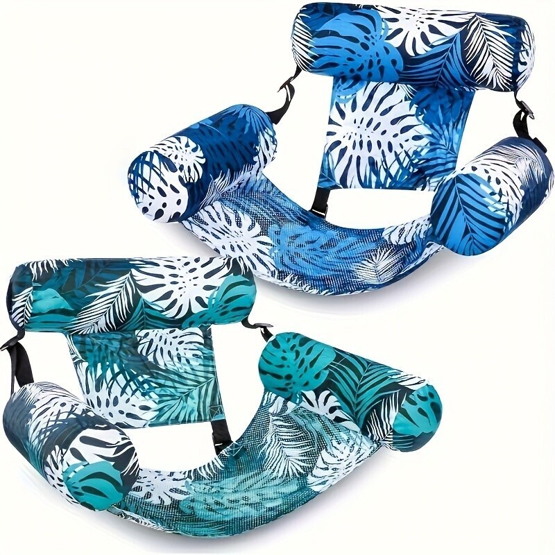 Schwimmender Liegestuhl für Schwimmbäder aufblasbar Lazy Hängematte Pool Float - Bild 17 von 18