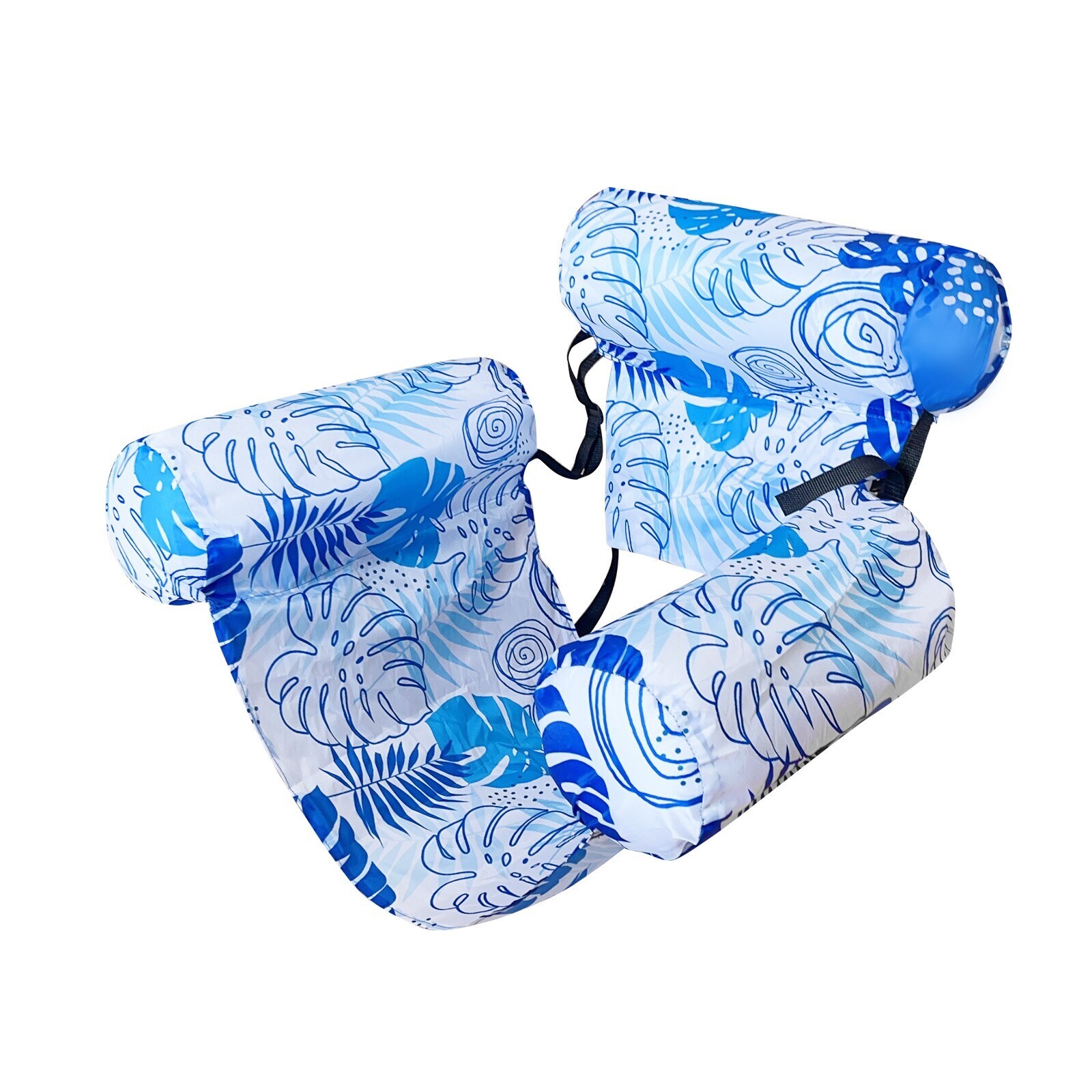 Schwimmender Liegestuhl für Schwimmbäder aufblasbar Lazy Hängematte Pool Float - Bild 15 von 18