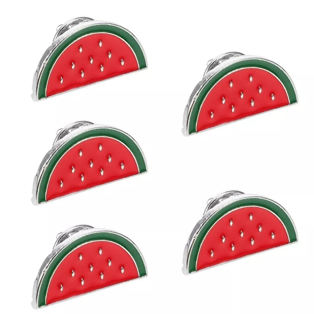 5 Pcs Palestine Pin Watermelon Badge Cute Fruit Brooch Miss - Picture 16 of 18