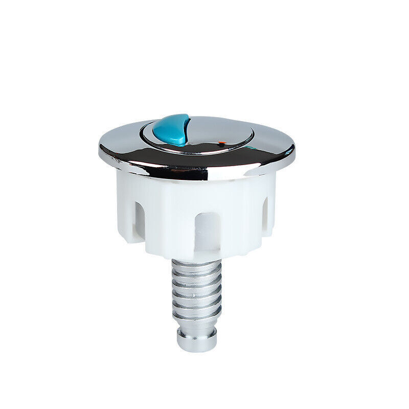 Dual Flush Toilet Push Button Water Saving Chrome For Cistern Tank Parts