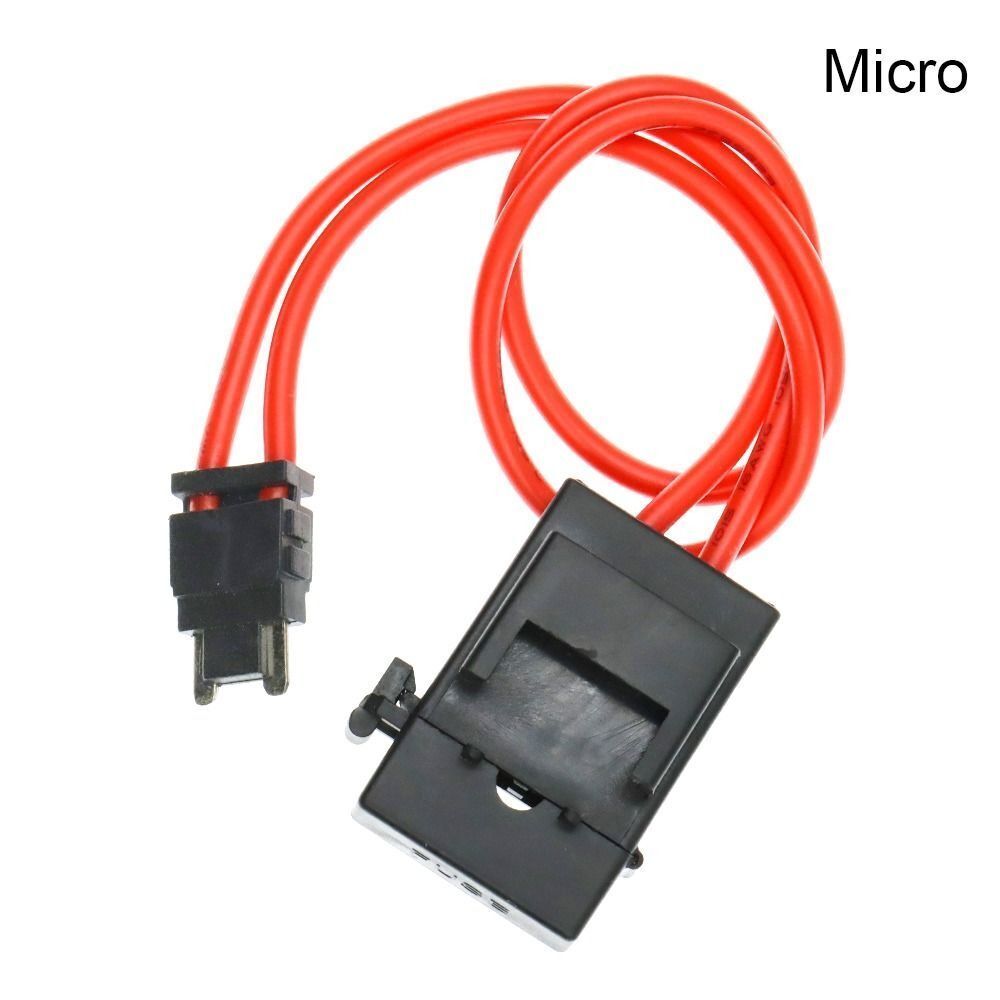 Size Standard Mini Micro2 Car Fuse Holder Extension Cord ACC Fuse Box - Picture 14 of 15