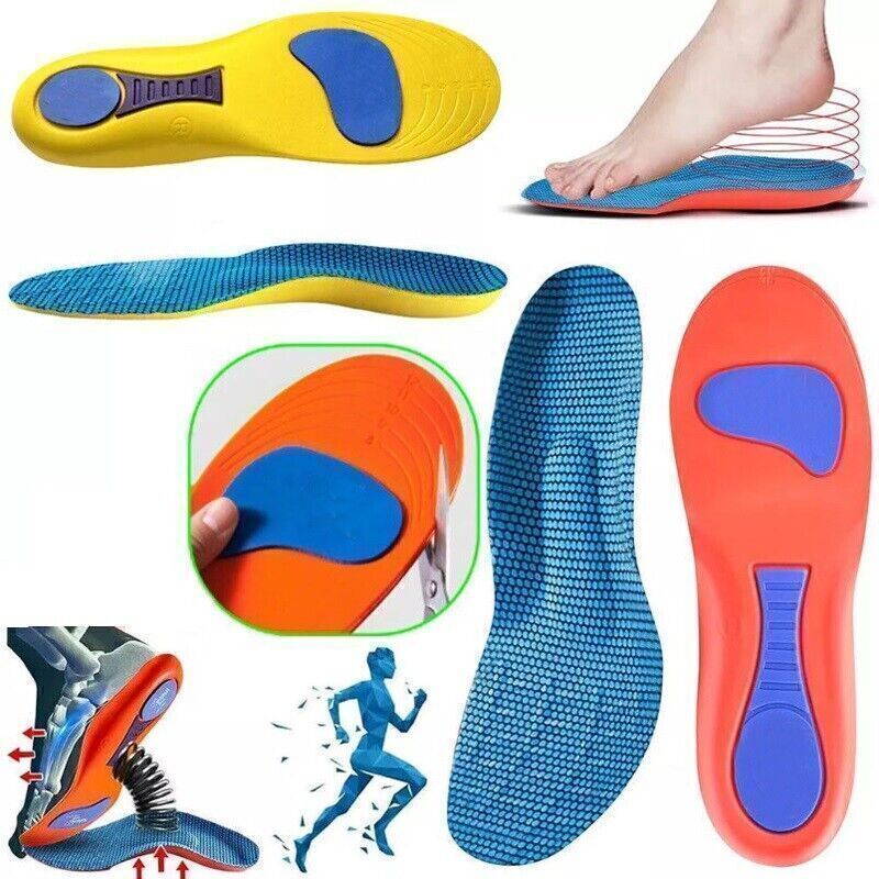 Sport Einlegesohlen Orthopädische Fersensporn Gel Arbeitsschuhe Einlagen - Bild 16 von 16