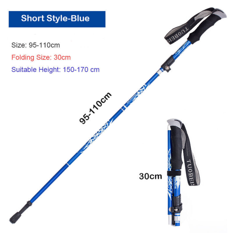 Wanderausrüstung Schnell verstellbare Schlösser Outdoor Trekkingstöcke - Bild 15 von 18