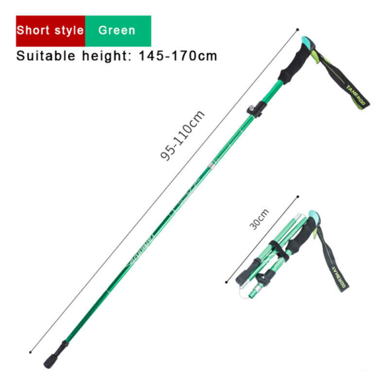 Wanderausrüstung Schnell verstellbare Schlösser Outdoor Trekkingstöcke - Bild 16 von 18