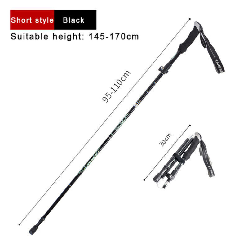 Wanderausrüstung Schnell verstellbare Schlösser Outdoor Trekkingstöcke - Bild 9 von 18