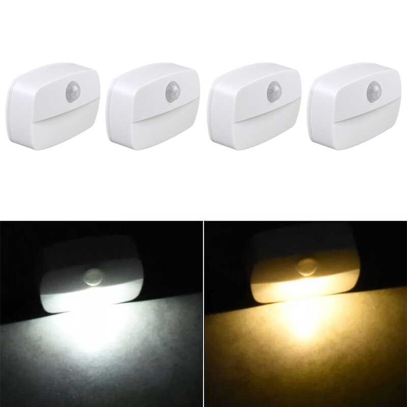 1/2/4 Bewegungsmelder Licht Innen LED Nacht Stick auf Nachtlicht - Bild 20 von 20