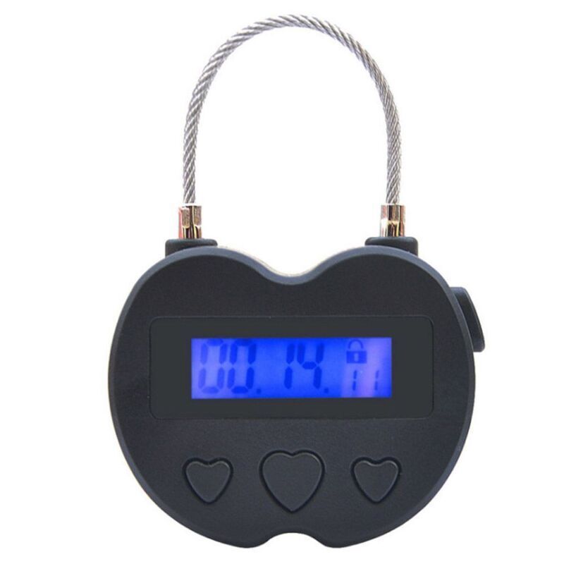 Electronic Timer Temporary Timer Padlock Smart Time Lock LCD Display Time Lock