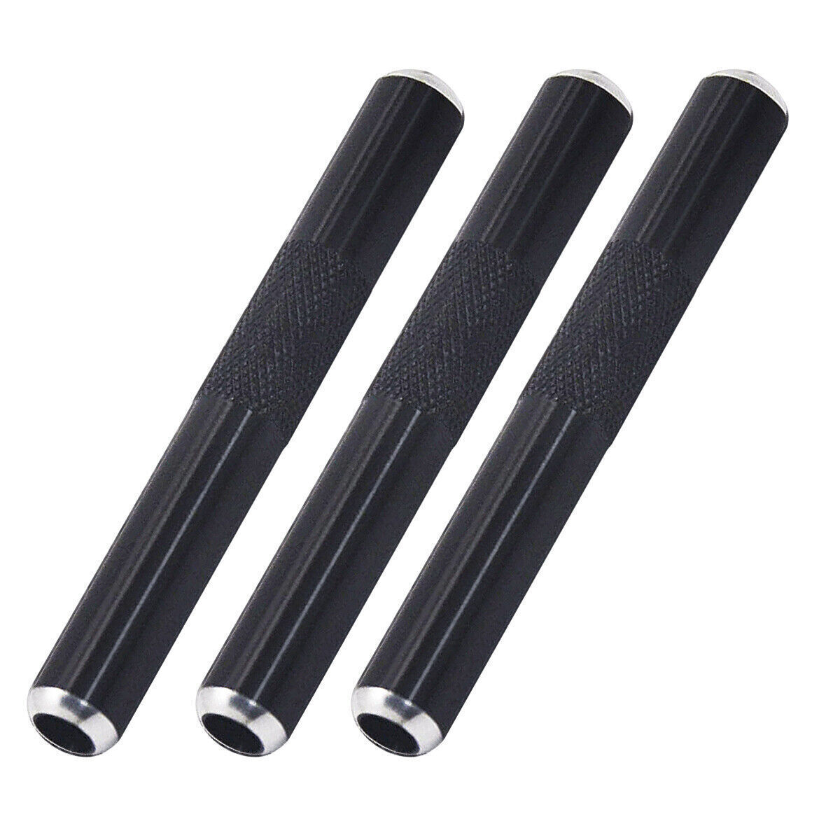 3Pcs Portable Smoke Dispenser Tube Metal Snorter Smoke Pipe Accessory Holder
