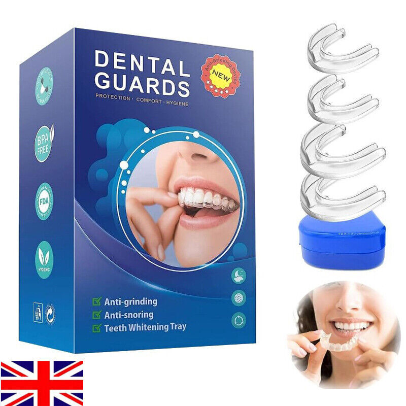 Mouth Guard for Teeth Grinding, 4 Pack Sleep Mouth Guard,  Gum Shield, anti Grin