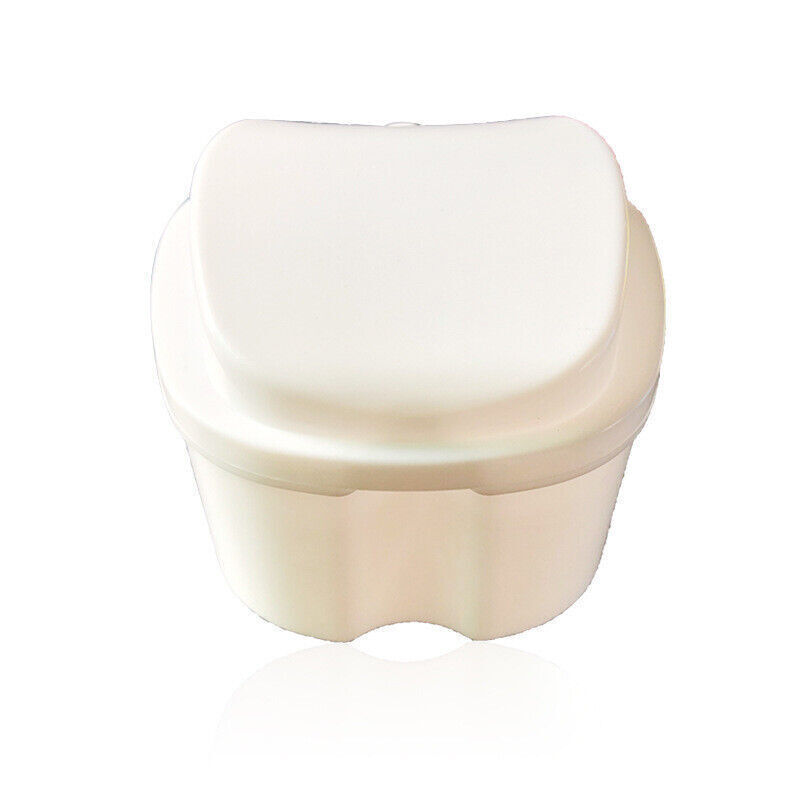 nture Box Container Dental Tooth Storage Bath Case False Teeth Rinsing Basket